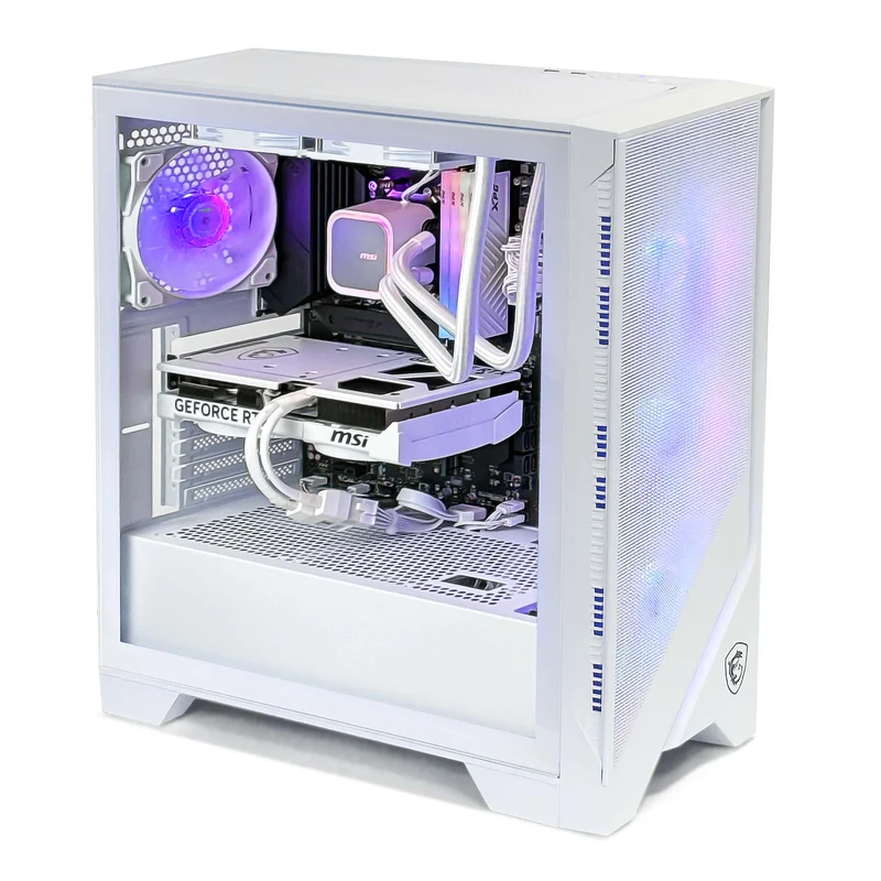 PC Gamer Blanc ICEFALL - AMD Radeon RX 9070 XT 16 Go