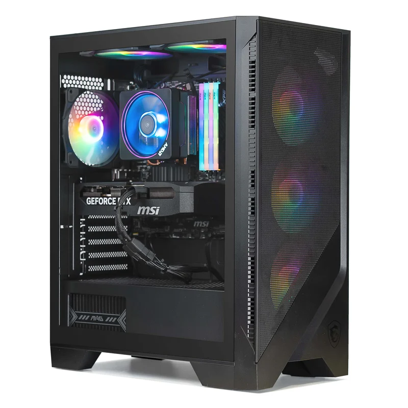 PC Gamer AGORA - AMD Ryzen 7 8700F + NVIDIA RTX 5070 12 Go