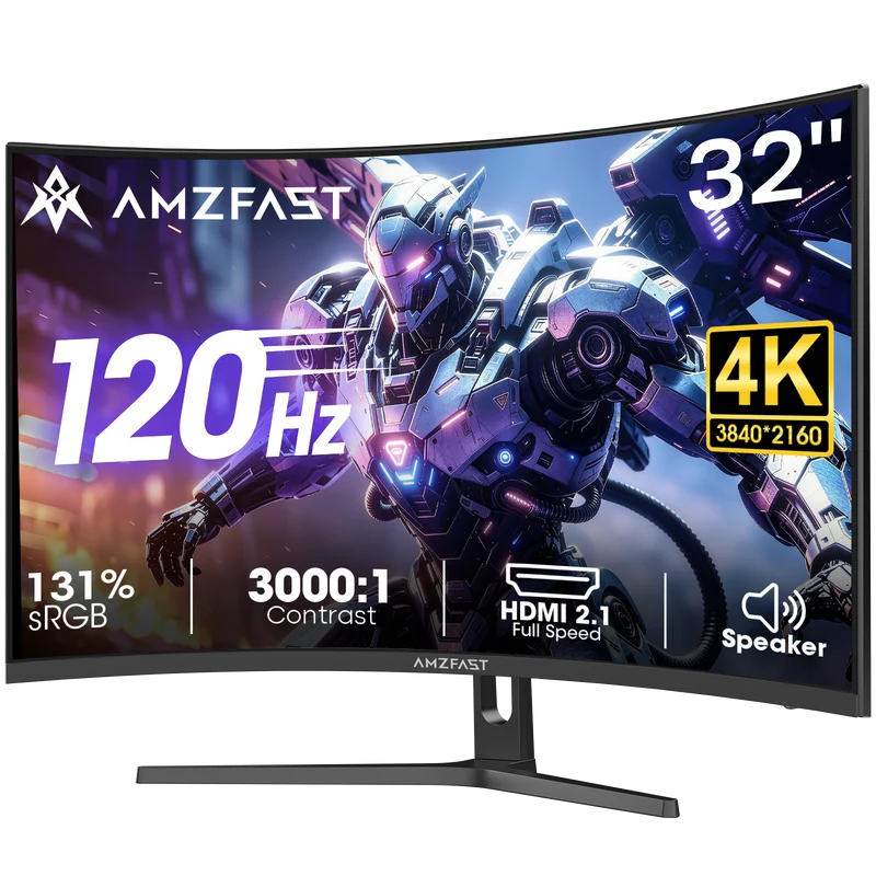 AMZG32C3U, 32" Curved Gaming Monitor 4K 3840x2160p 120Hz