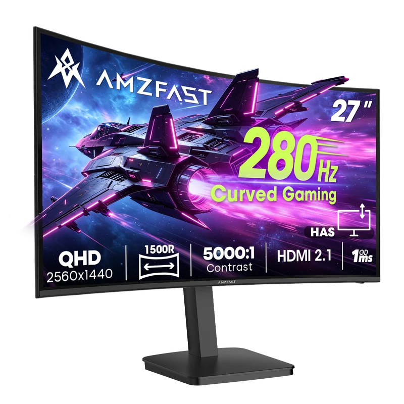 AMZG27C8Q Pro, 27" Curved Gaming Monitor WQHD 2560x1440 280Hz