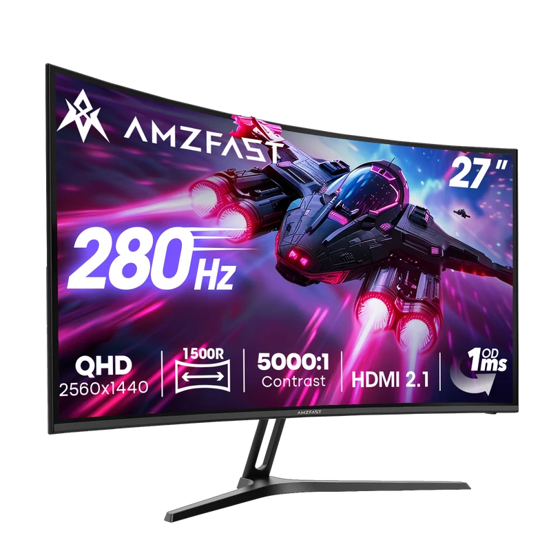 AMZG27C1Q Pro-280, 27" Curved Gaming Monitor QHD 2560x1440 280Hz