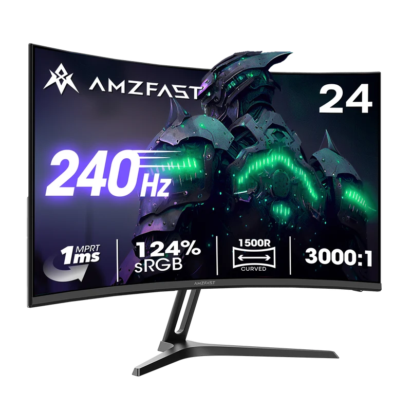 AMZG24C1 Pro, 24" Curved Gaming Monitor 240Hz FHD