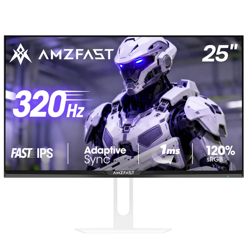 AMZG25F6F, 25" White Gaming Monitor FHD Fast IPS 320Hz