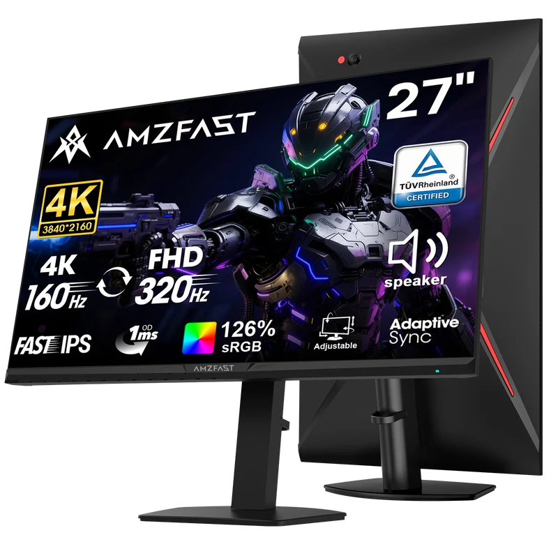 AMZG27F6U, 27" 4K Dual Mode Gaming Monitor UHD 160Hz or FHD 320Hz