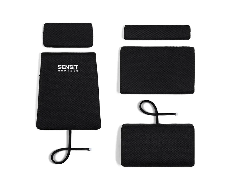 GT-Pad (FIA) mit integrierten MTC-P Extreme 2 Seat Haptics