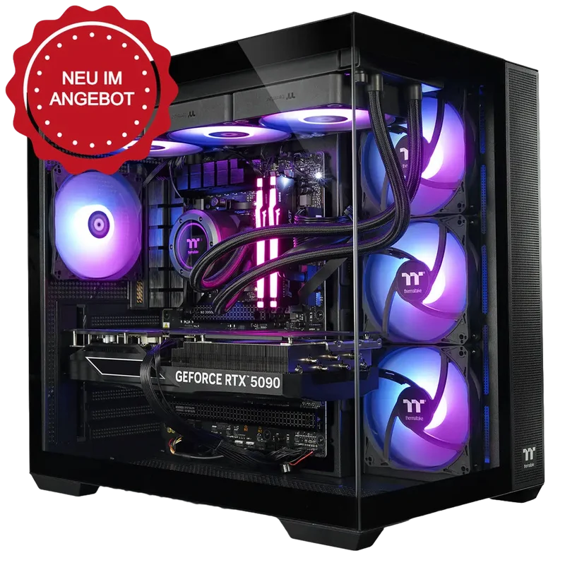 Purple Greatwyrms RTX 5090 Black LCGS Gaming PC