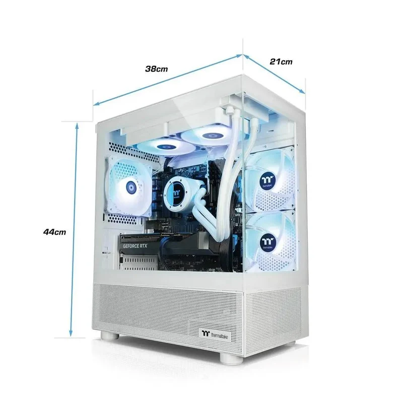 Cyan Skirja 5060Ti Snow White LCGS Gaming PC