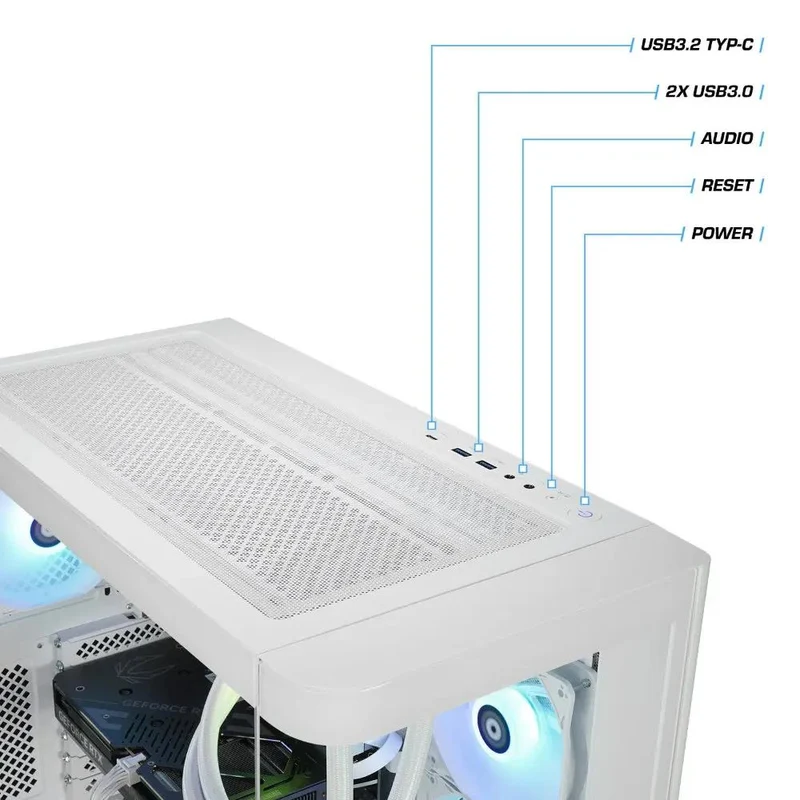 White Unicorn 5070Ti Snow LCGS Gaming PC