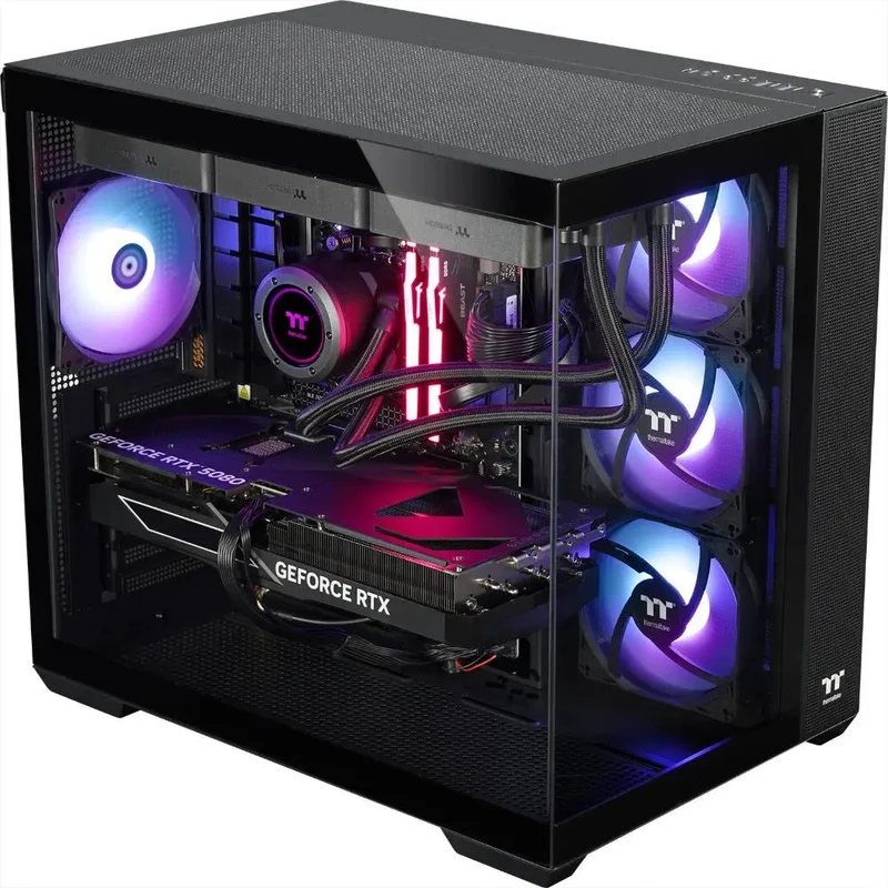 Purple Behemoth RTX 5070TI Black LCGS Gaming PC