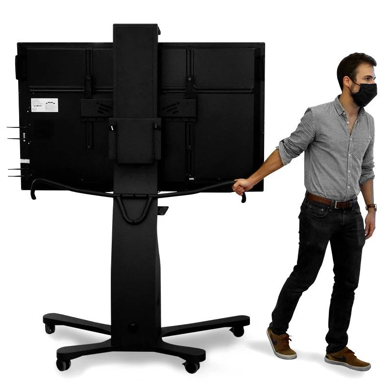 Support mobile pour écran interactif design et autonome (batterie)