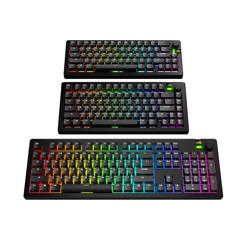 Glorious Keycaps V2 PBT ANSI US - Classic Black