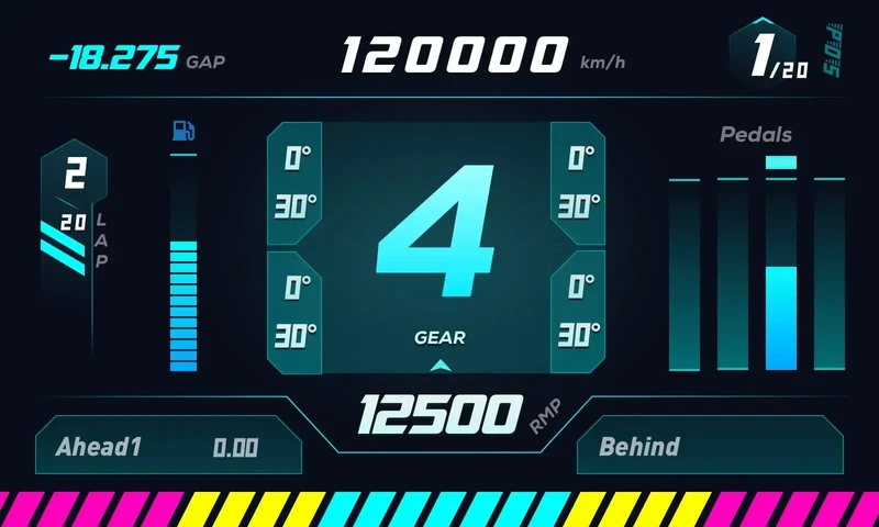 R800 Digital Dash
