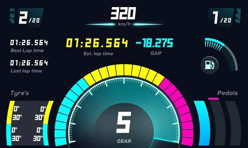 R800 Digital Dash