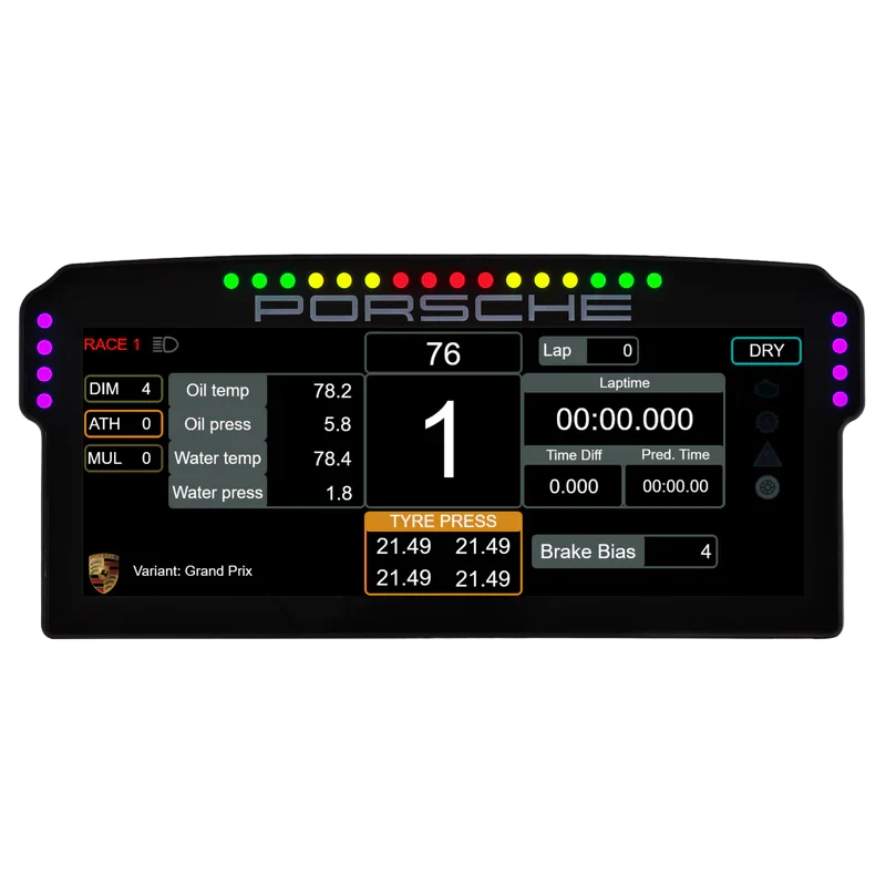 Porsche 911 GT3 Cup Dashboard Display Unit