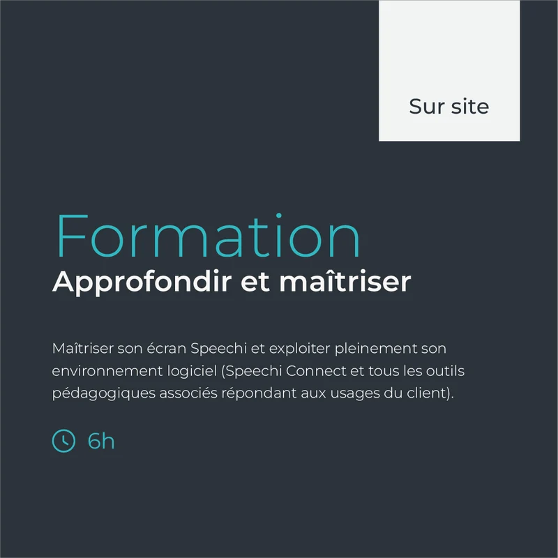 Formation 6h sur site - Approfondir et maîtriser
