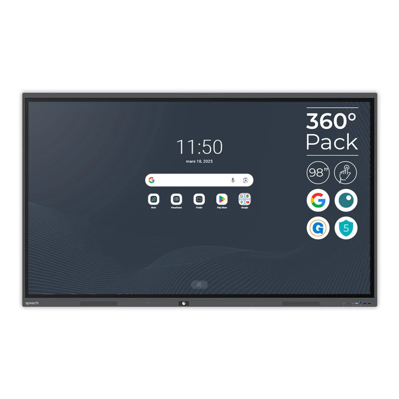 Pack Interactif 360 SuperGlass PRO | 98'' (5 ans)