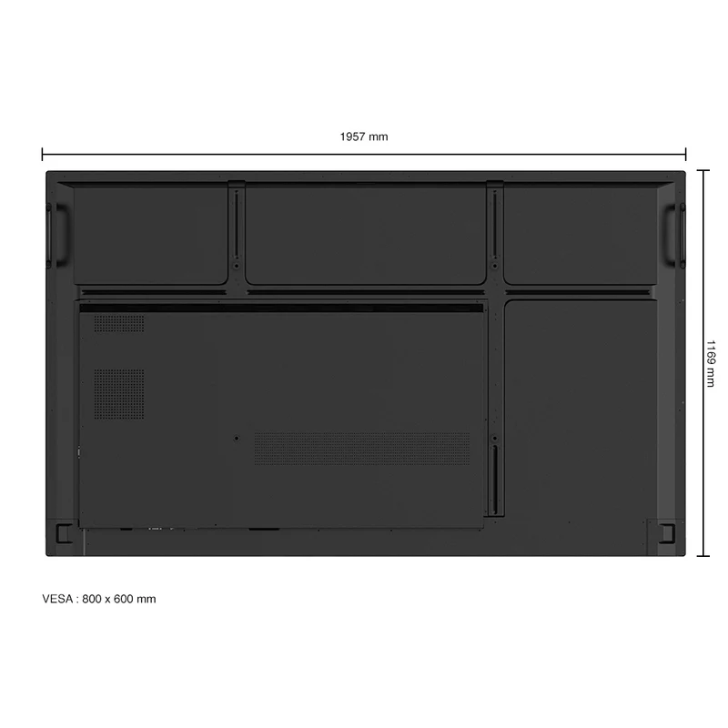 Ecran interactif SuperGlass+ S SpeechiTouch | 86" (Wi-Fi et licence mirroring inclus)