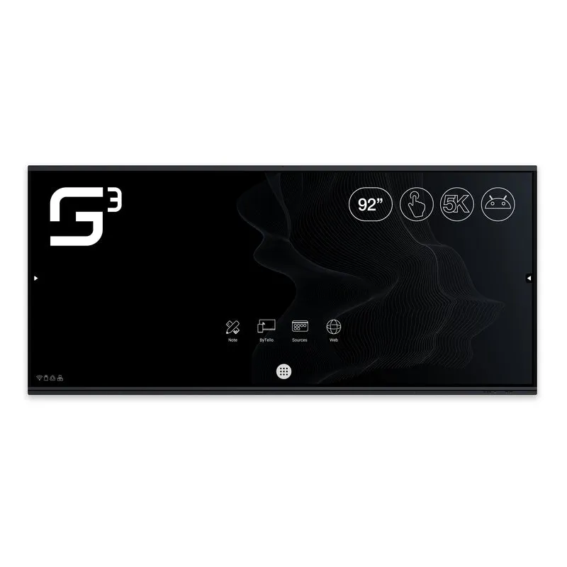 Ecran interactif tactile SuperGlass 3 SpeechiTouch PLUS | 92" (Wi-Fi et mirroring inclus)