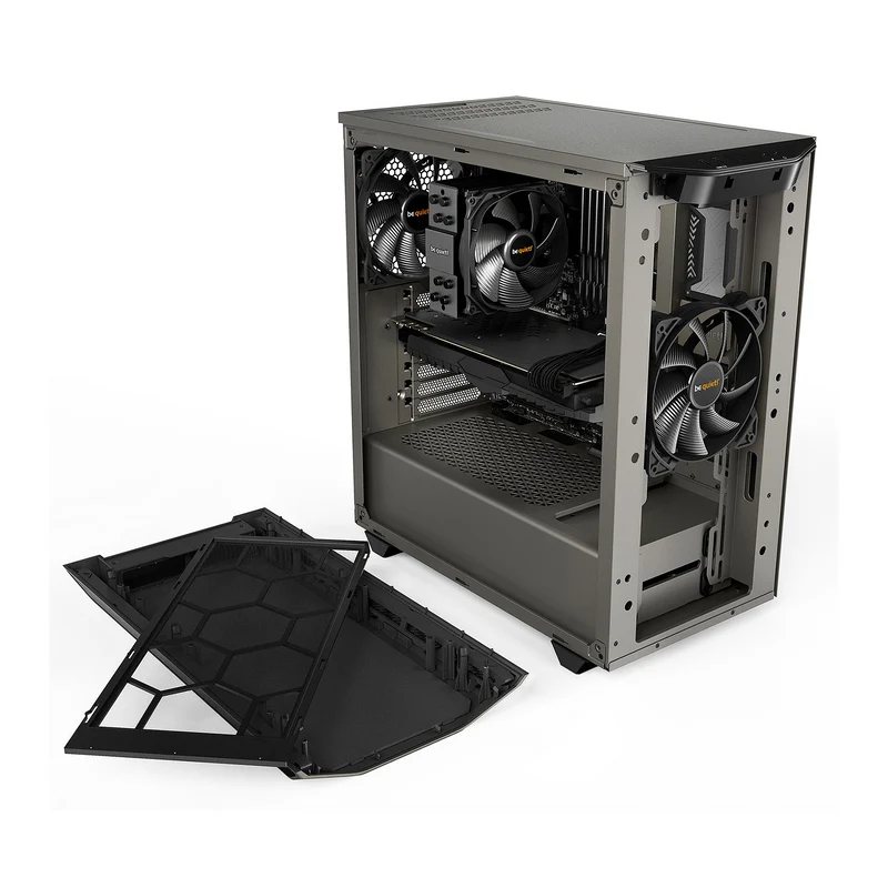 be quiet! Pure Base 500 Window (Gris)