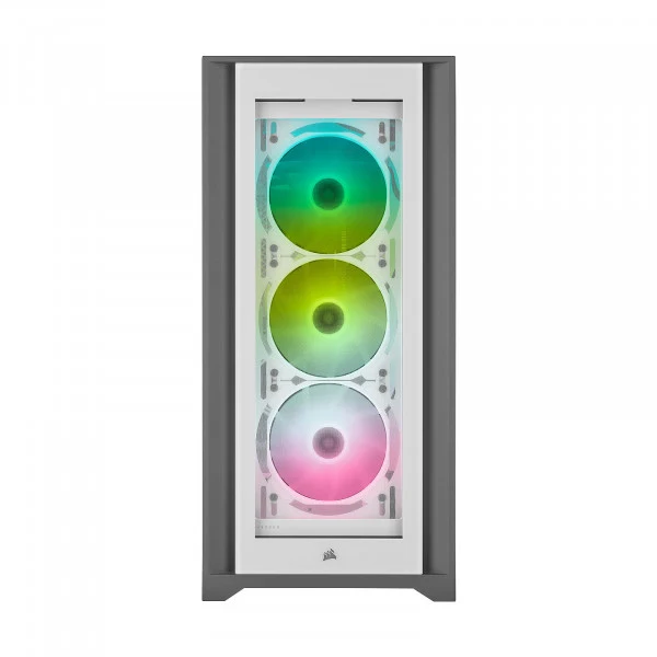 Corsair iCUE 5000X RGB Tempered Glass (Blanc)
