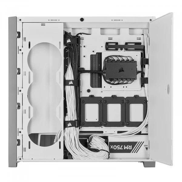 Corsair iCUE 5000X RGB Tempered Glass (Blanc)