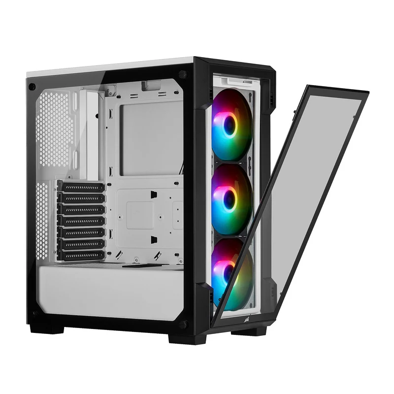 Corsair iCUE 220T RGB Tempered Glass (Blanc)