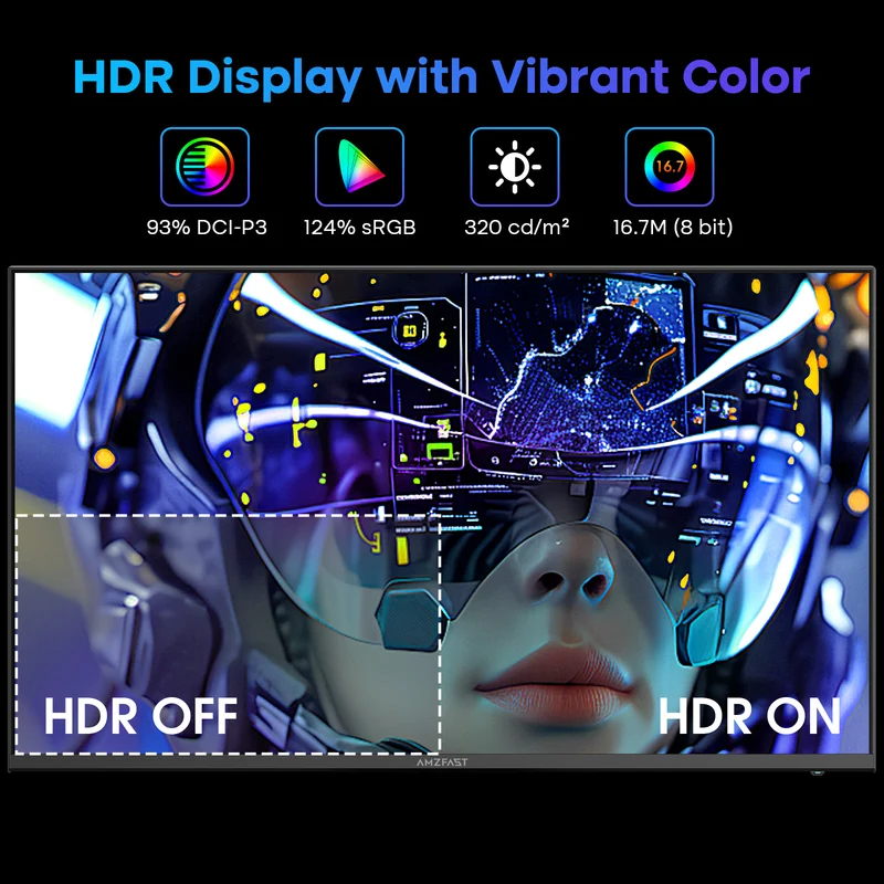 AMZG25X1, 25" Gaming Monitor 200Hz FHD Fast IPS