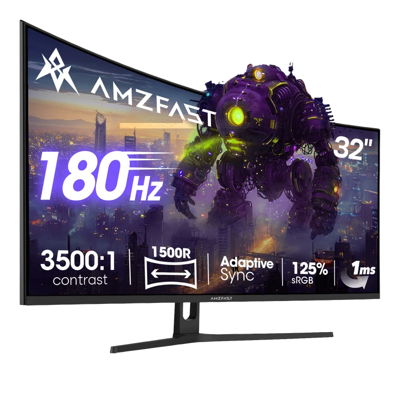 AMZG32C1Q, 32" Curved Gaming Monitor 180Hz QHD
