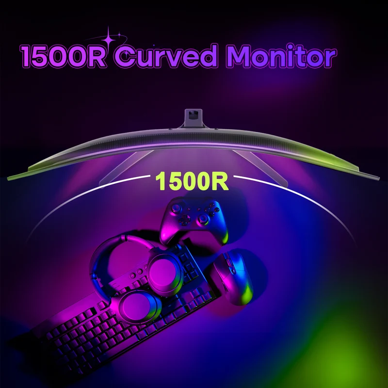 AMZG32C1Q, 32" Curved Gaming Monitor 180Hz QHD