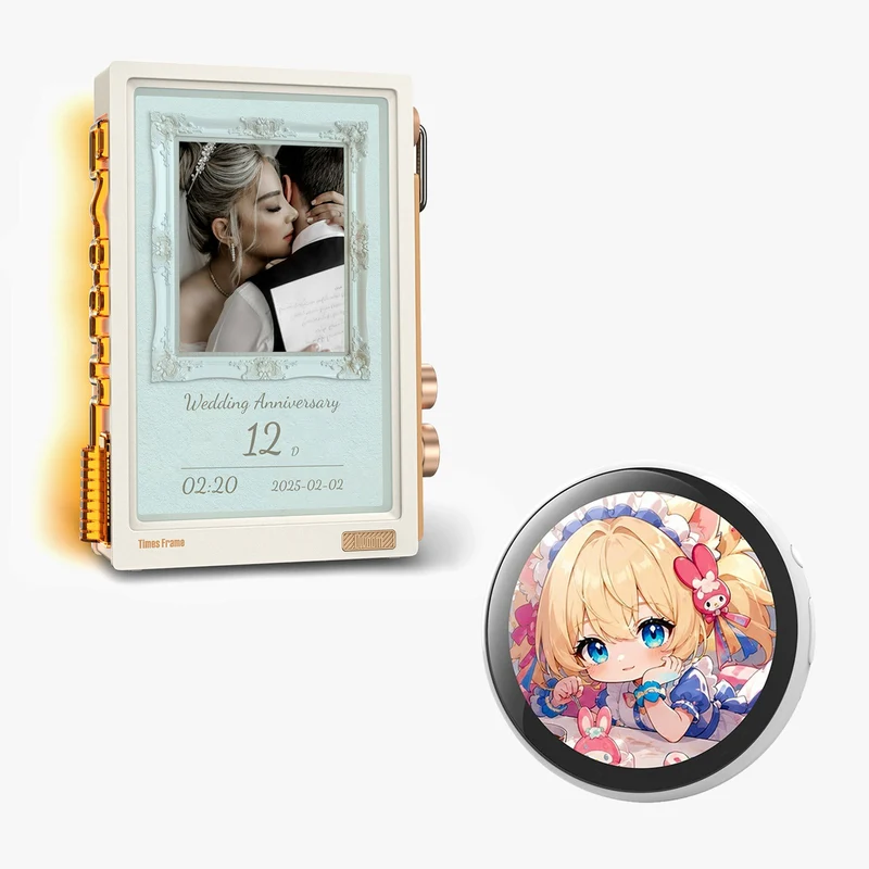 Divoom Emodo Pixel Badge + Times Frame Bundle