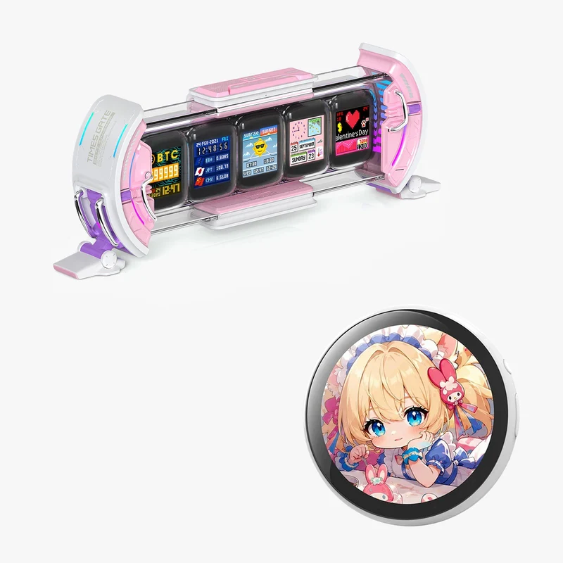 Divoom Emodo Pixel Badge + Times Gate Bundle