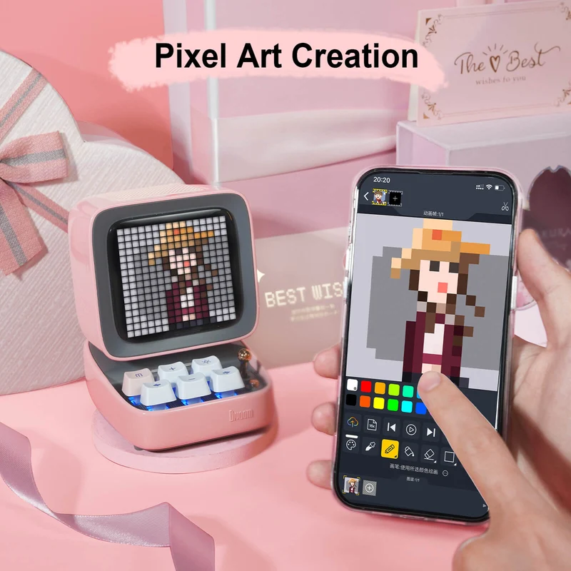 Divoom MiniToo + Ditoo-Pro Summer Pixel Art Bundle