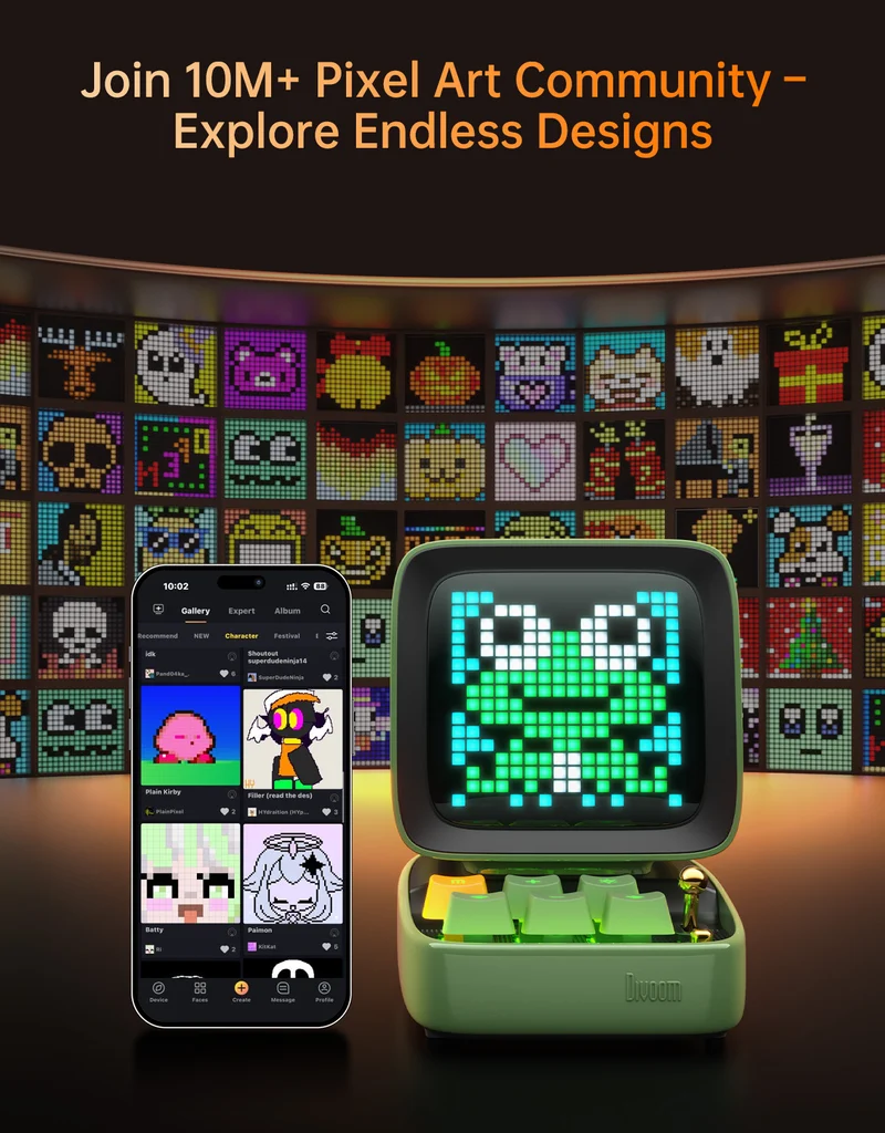 Divoom MiniToo + Ditoo-Pro Summer Pixel Art Bundle
