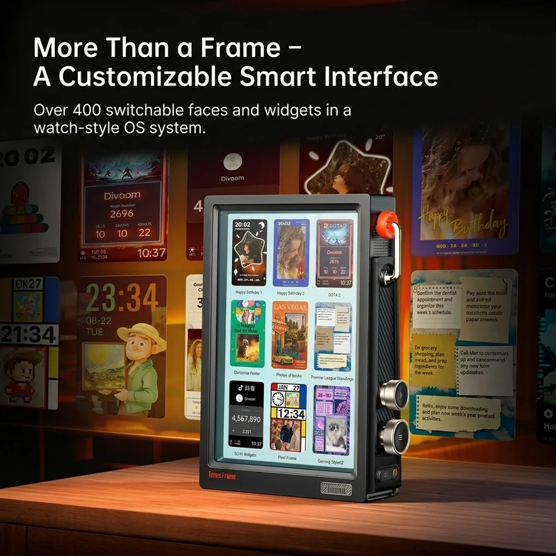 Divoom Times Frame Floating Smart Desk Display