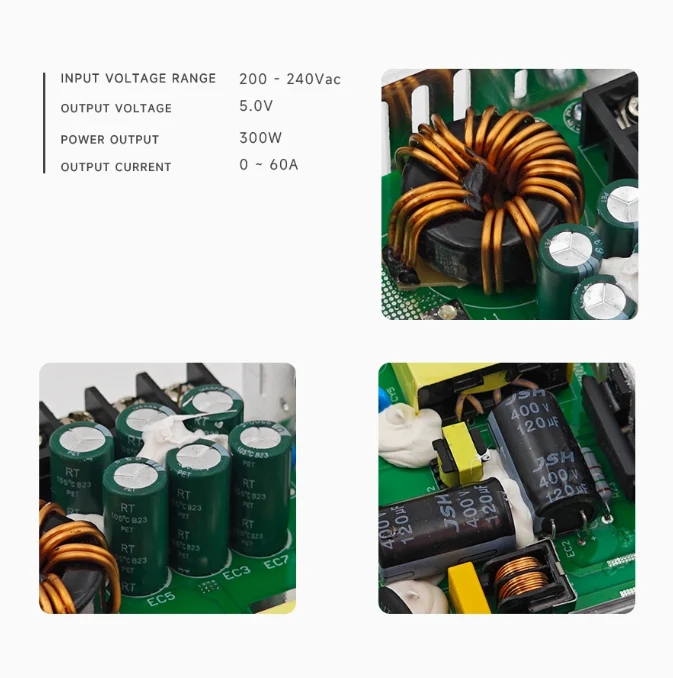 Zasilacz Ledmax na 5V 60A 300W slim