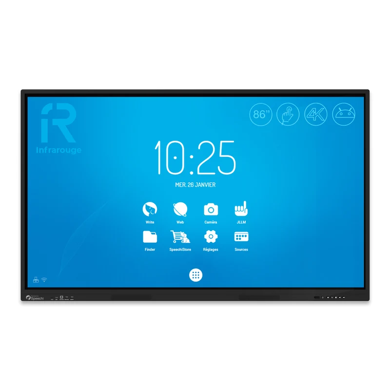 Ecran interactif tactile Android SpeechiTouch UHD - 86"