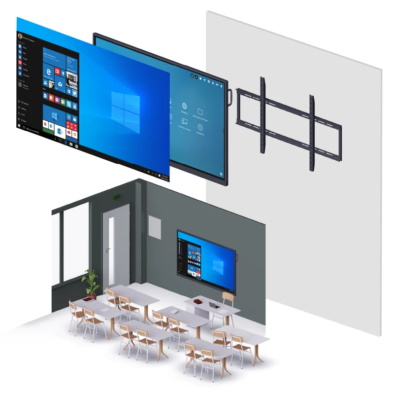 Salle de classe Windows - ENI + PC Windows + support