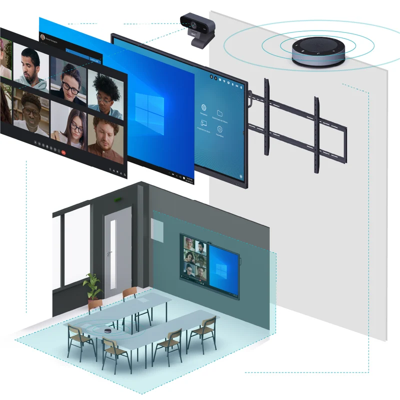 Ecole à distance - ENI + PC Windows + caméra + micro + support