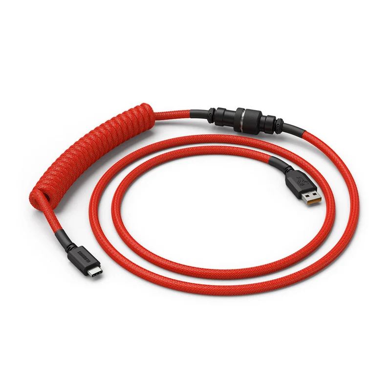 Glorious Coiled Cable - Crimson Red