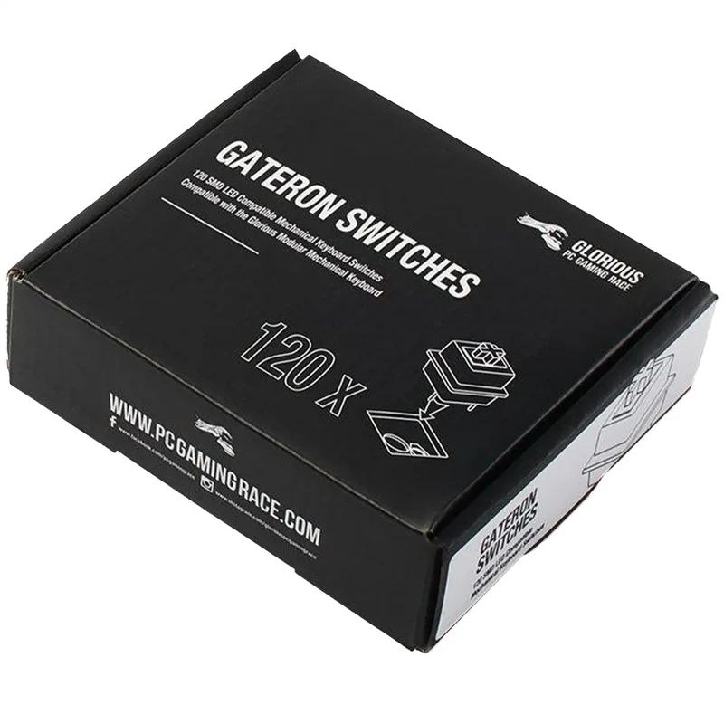 Glorious Gateron Red Linear Switches - 120pcs
