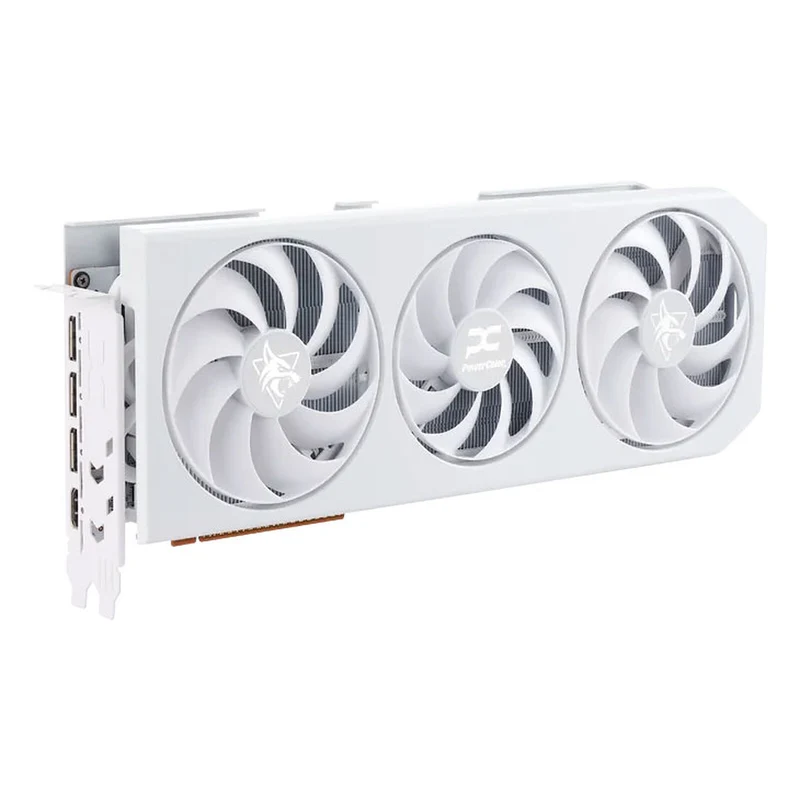 PowerColor Hellhound Spectral White AMD Radeon RX 9070 XT 16 Go