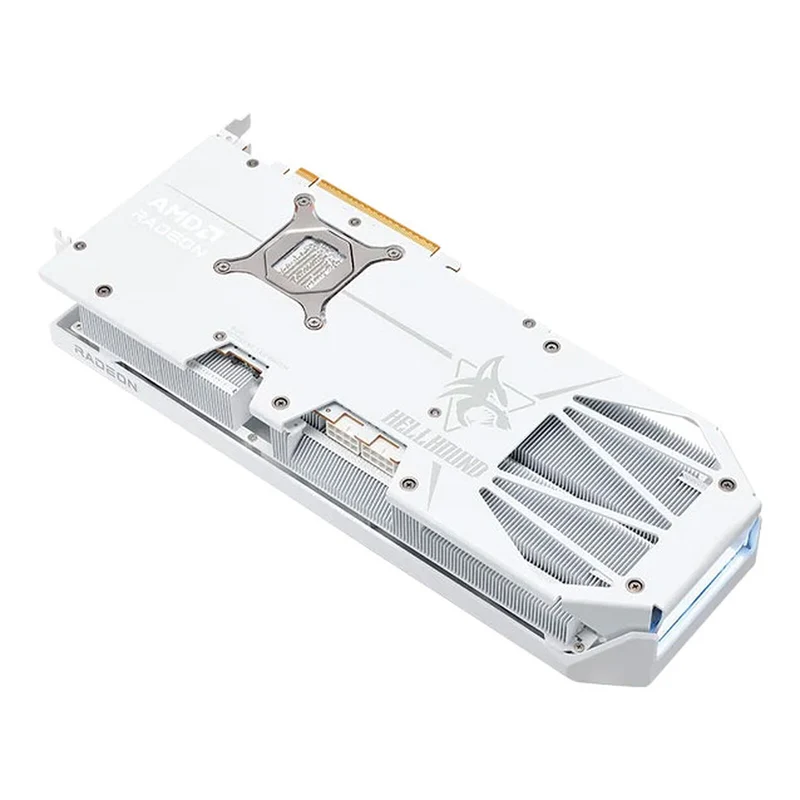 PowerColor Hellhound Spectral White AMD Radeon RX 9070 XT 16 Go