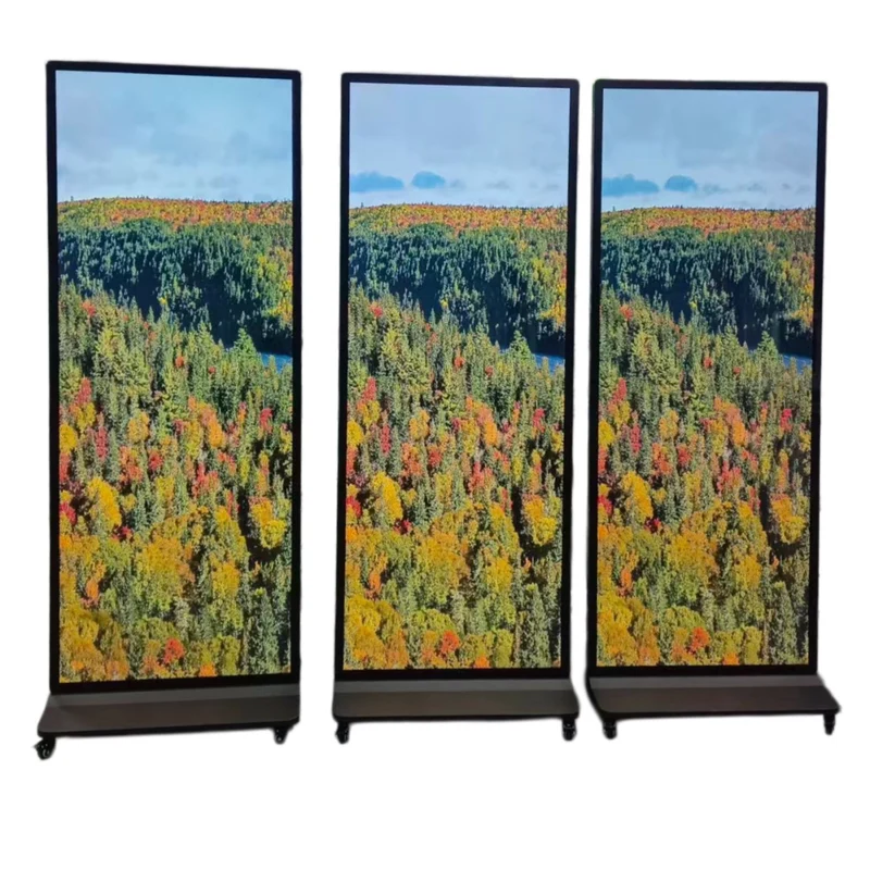 86'' Floor Standing Digital Signage Display – Non-touch / IR Touch 4K Android Advertising Screen