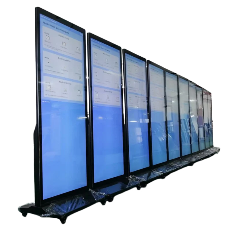 86'' Floor Standing Digital Signage Display – Non-touch / IR Touch 4K Android Advertising Screen