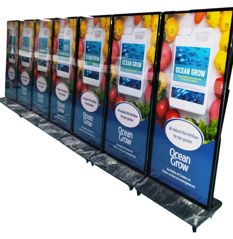 86'' Floor Standing Digital Signage Display – Non-touch / IR Touch 4K Android Advertising Screen