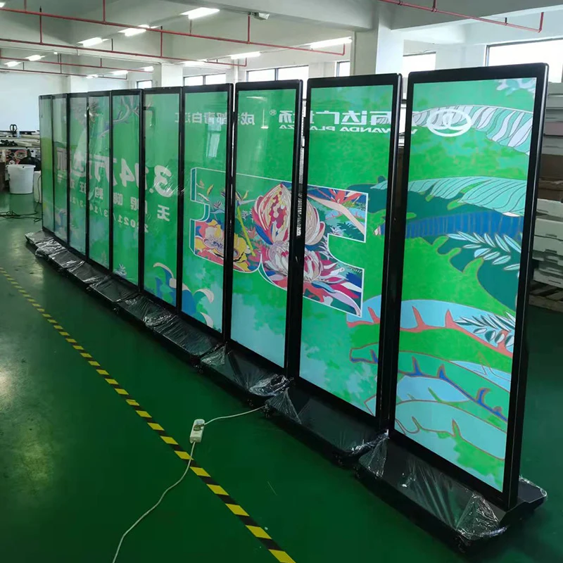 86'' Floor Standing Digital Signage Display – Non-touch / IR Touch 4K Android Advertising Screen