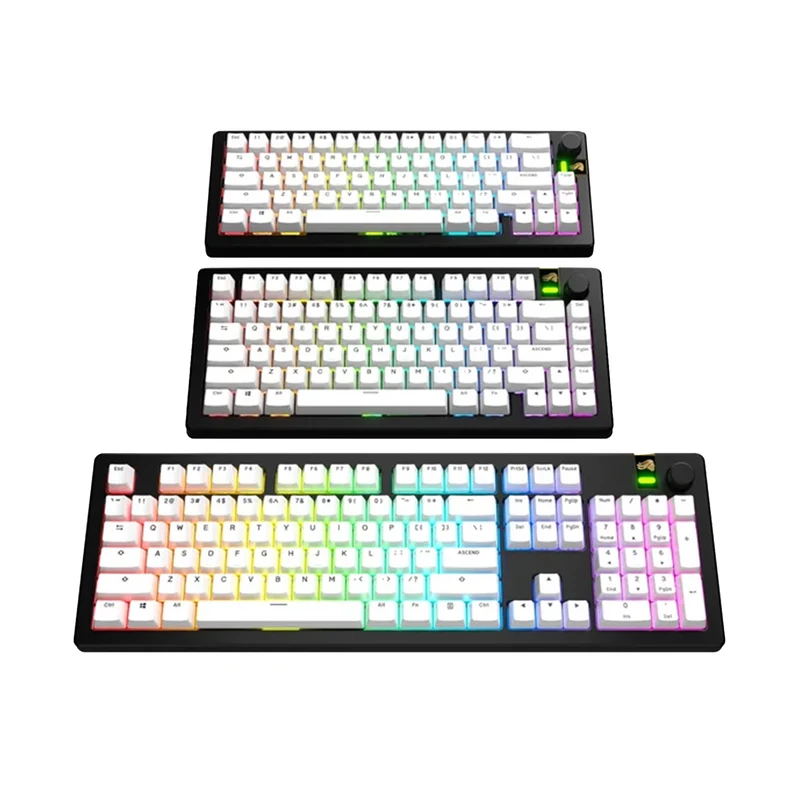 Glorious Keycaps V2 PBT ANSI US - Classic White