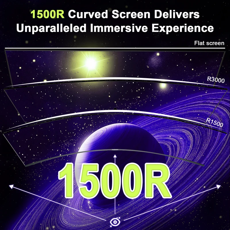 AMZG49C7U, 49" Super Ultrawide Curved Gaming Monitor 120Hz DQHD