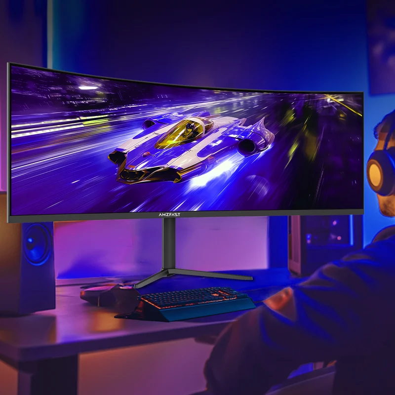 AMZG49C7U, 49" Super Ultrawide Curved Gaming Monitor 120Hz DQHD