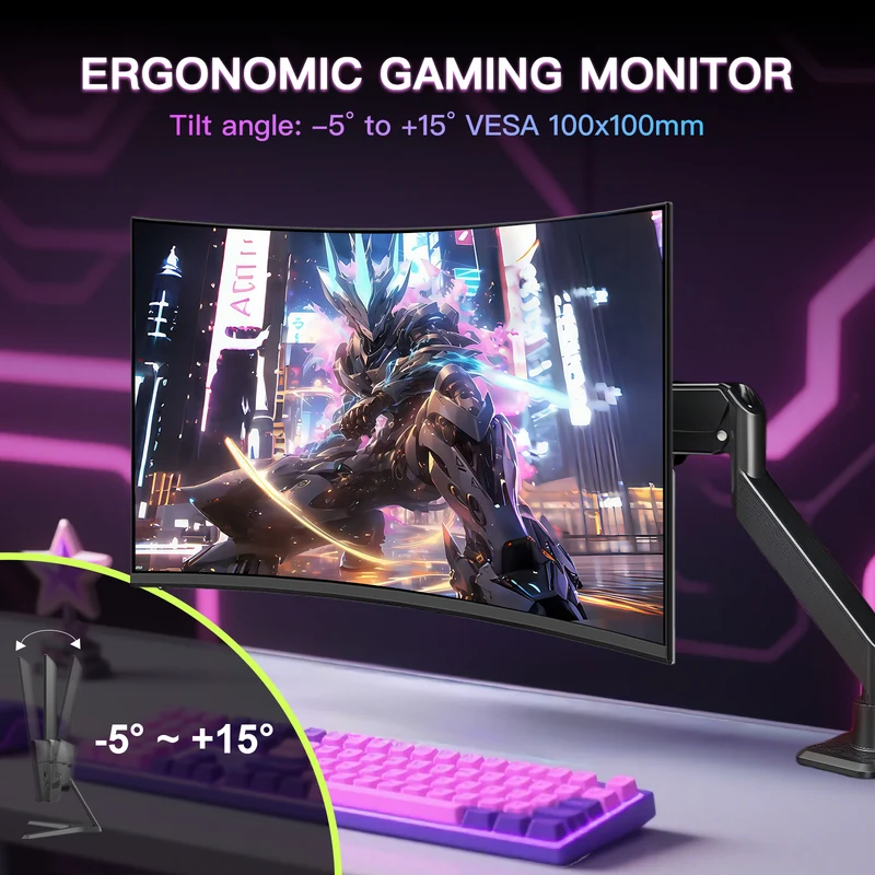 AMZG27C1, 27" Curved Gaming Monitor 180Hz FHD